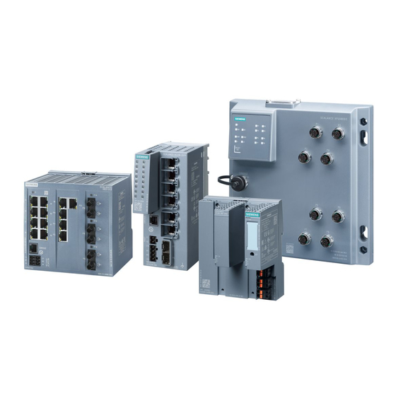 Siemens SIMATIC NET SCALANCE X-200 V5.2.8 Projektierungshandbuch
