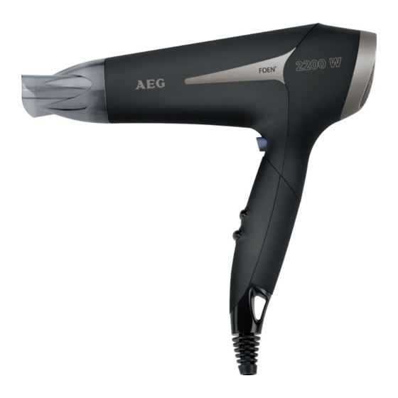 AEG PROFI-FOEN HT 5684 Bedienungsanleitung