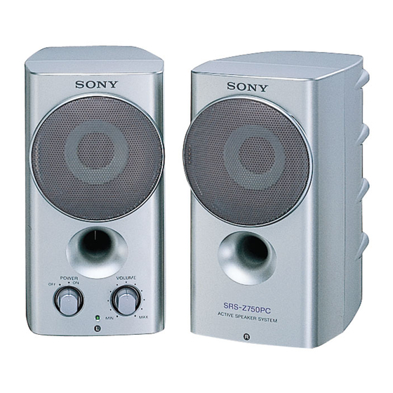 Sony SRS-Z750 Bedienungsanleitung
