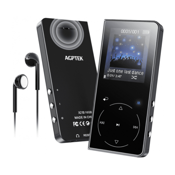 AGPtek X21T Music Bedienungsanleitung