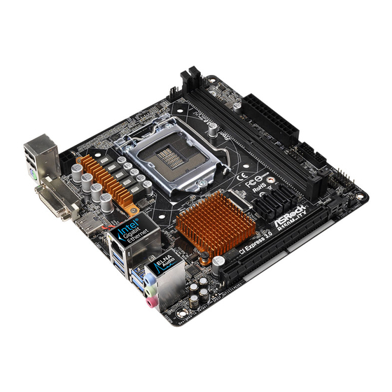 ASROCK B150M-ITX Bedienungsanleitung