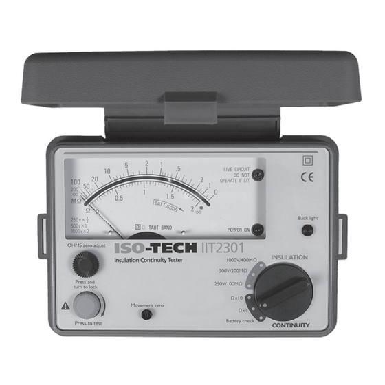Iso-Tech IIT-2301 Bedienungsanleitung