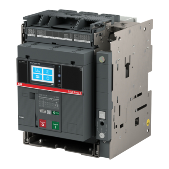 ABB SACE Tmax XT7 Installationsanleitung