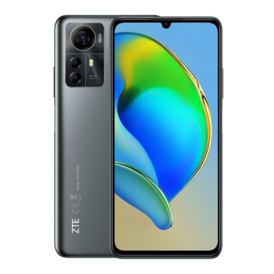 ZTE Blade A72S Kurzanleitung