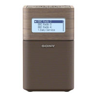 Sony XDR-V1BTD Bedienungsanleitung