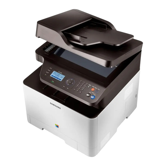 Samsung CLX-419 N Serie Kurzinstallationsanleitung