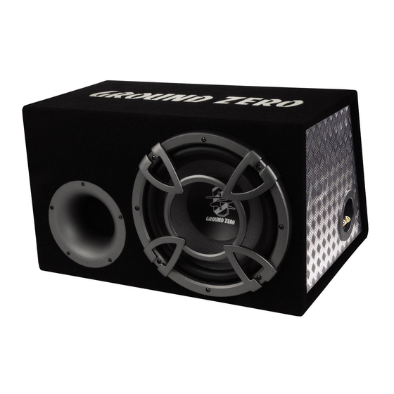 Ground Zero TITANIUM Serie Anleitung