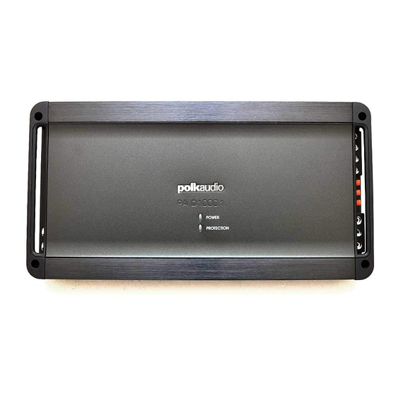 Polkaudio PA D1000.1 Anleitung