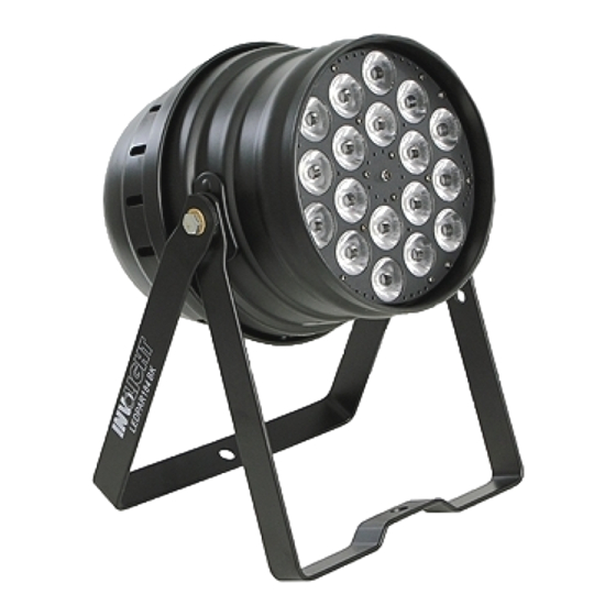 involight LEDPAR184 Bedienungsanleitung