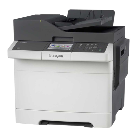 Lexmark CX417 Series Handbücher