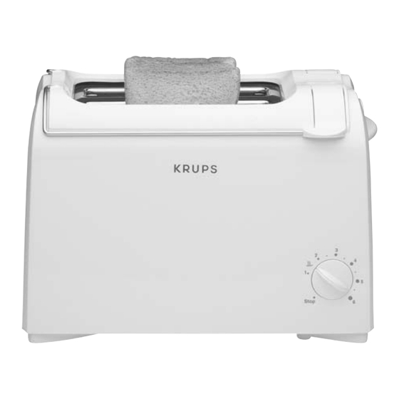 Krups ToastControl 151 Gebrauchsanweisung