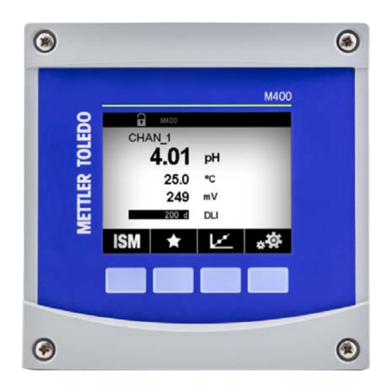 METTLER TOLEDO M400 BEDIENUNGSANLEITUNG Pdf-Herunterladen | ManualsLib