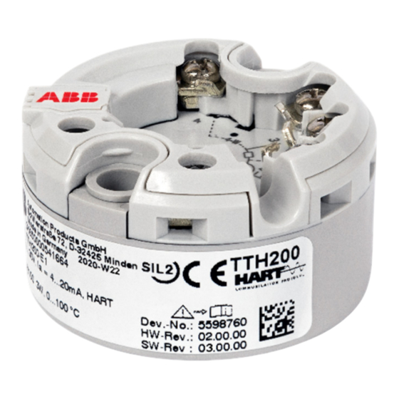 ABB TTH200 Betriebsanleitung
