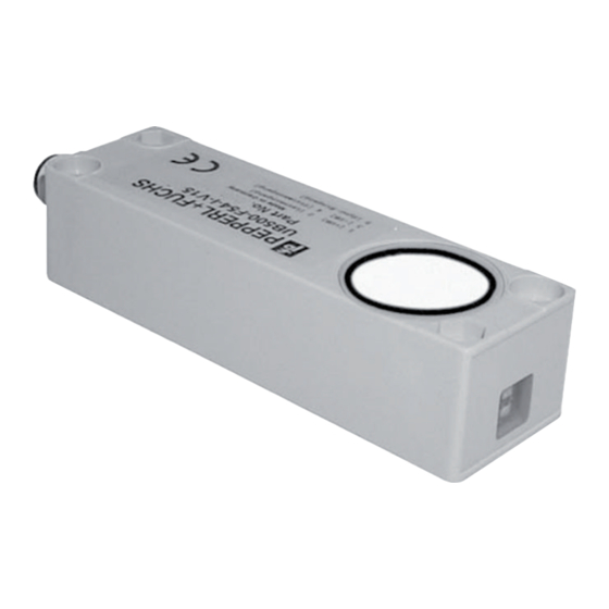 Pepperl+Fuchs UB2000-F54-U-V15 Bedienungsanleitung