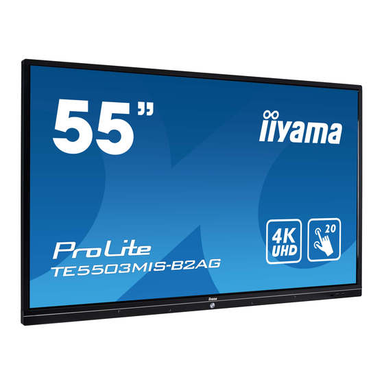 iiyama ProLite TE5503MIS Bedienungsanleitung