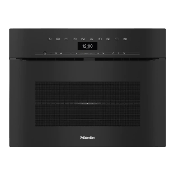 Miele H 7440 BMX Gebrauchs- Und Montageanweisung