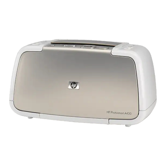 HP Photosmart A430 series Kurzanleitung