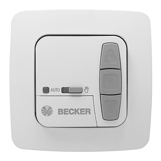 Becker Centronic UnitControl UC520 Montage- Und Betriebsanleitung