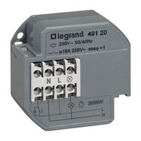 Legrand 0491 20 Bedienungsanleitung