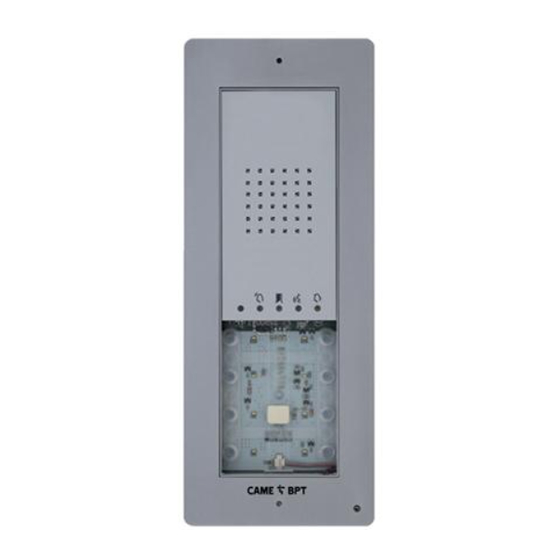 CAME DVC/01 Programmierungsanleitung