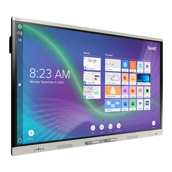 SMART Board Serie Montage- Und Wartungshandbuch