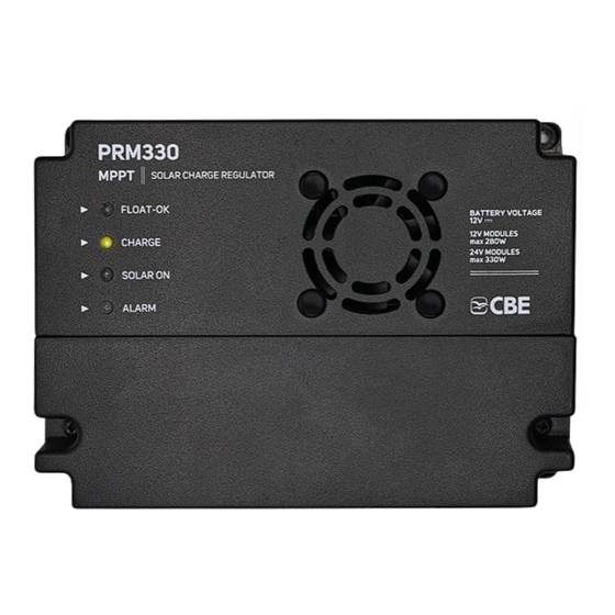 CBE PRM330 Bedienungsanleitung