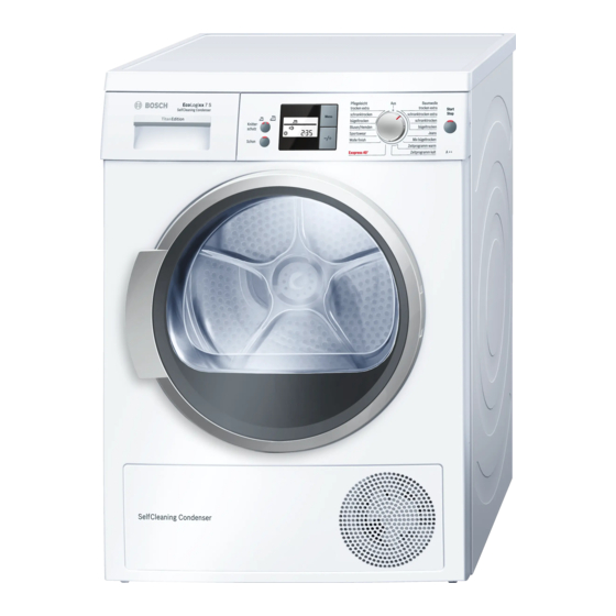 Bosch TitanEdition WTW86576EX Gebrauchsanleitung
