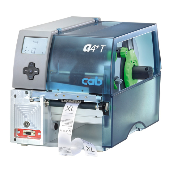 CAB A4+M Bedienungsanleitung