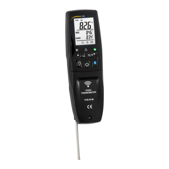 PCE Instruments PCE-IR 100-ICA Bedienungsanleitung