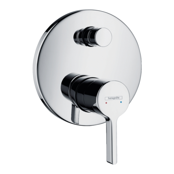 HANSGROHE PuraVida 15445 Gebrauchsanleitung, Montageanleitung