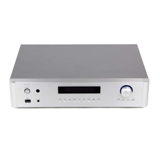Rotel RC-1570 Bedienungsanleitung