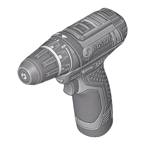 Bosch GSR 12V-15 Professional Originalbetriebsanleitung