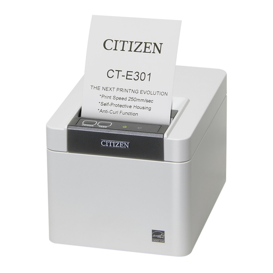 Citizen CT-E301 Handbücher