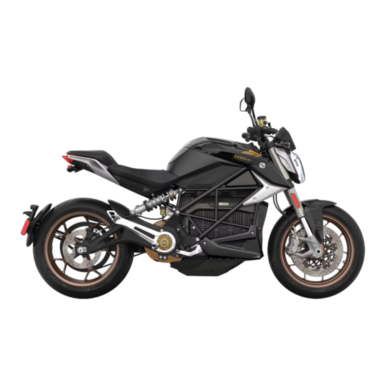 Zero Motorcycles ZERO SR 2022 Bedienungsanleitung