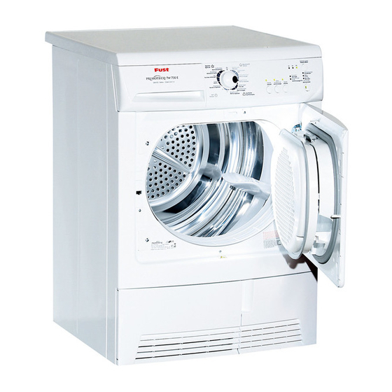 FUST PRIMOTECQ TW 730 E Benutzerinformation