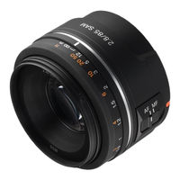 Sony SAL85F28 Bedienungsanleitung
