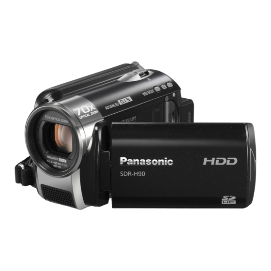 Panasonic SDR-H90 Bedienungsanleitung