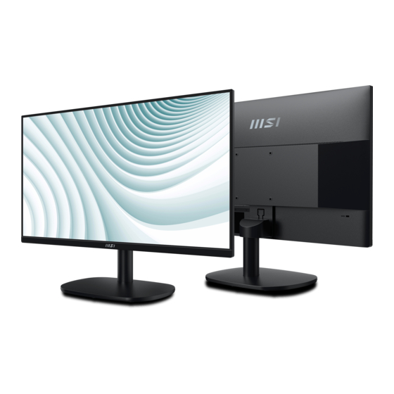 MSI PRO Serie Benutzerhandbuch