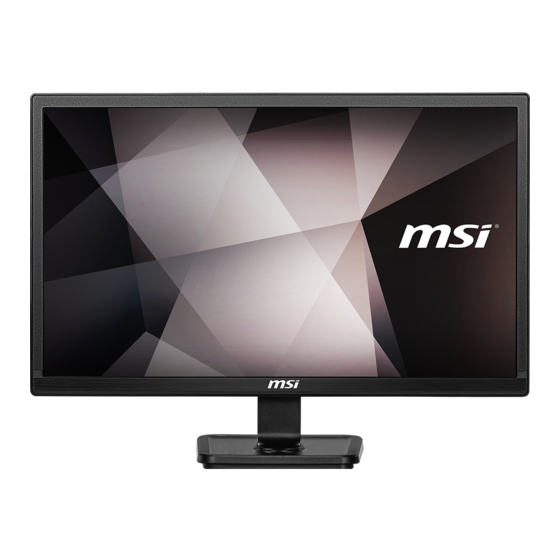 MSI PRO Serie Benutzerhandbuch