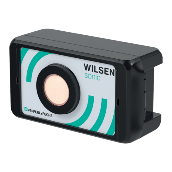 Pepperl+Fuchs WILSEN.sonic.distance WS-UC -F406-B41 Serie Handbuch