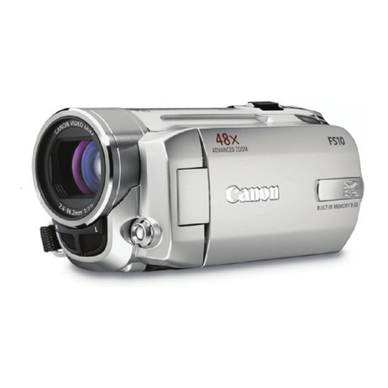 Canon FS10 Bedienungsanleitung