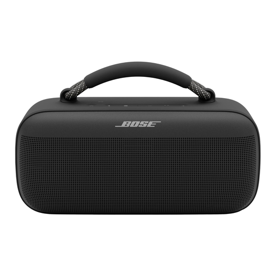 Bose SOUNDLINK MAX Bedienungsanleitung