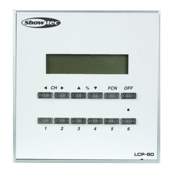 SHOWTEC LCP-60 Kurzanleitung