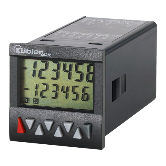 Kübler CODIX 924 Anleitung