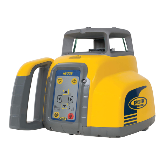 Spectra Precision HV302 Bedienungsanleitung