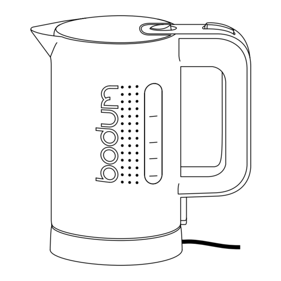 Bodum BISTRO Gebrauchsanweisung