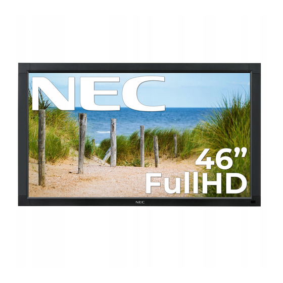 NEC MultiSync V462 Bedienerhandbuch