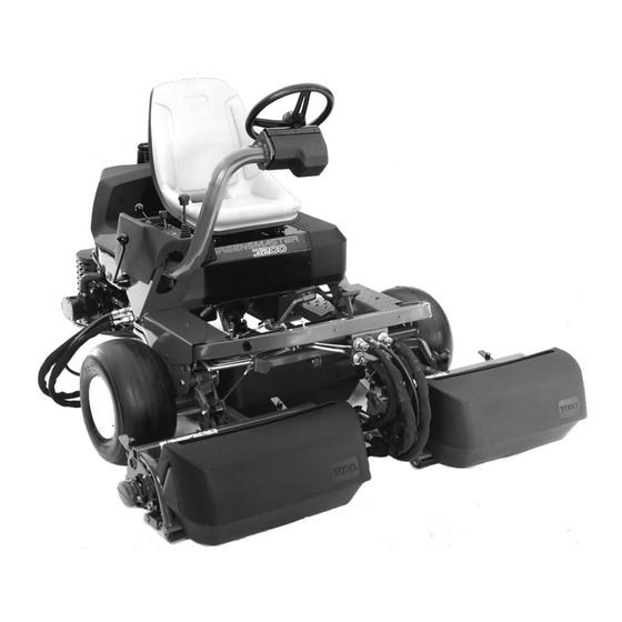 Toro GREENSMASTER 3200 Bedienungsanleitung
