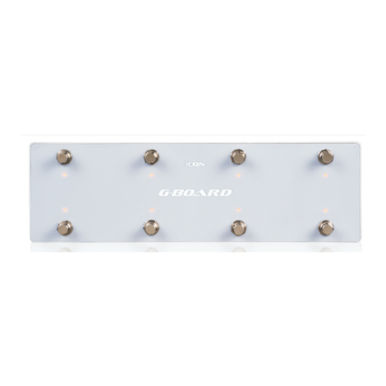 ICON G-Board Benutzerhandbuch