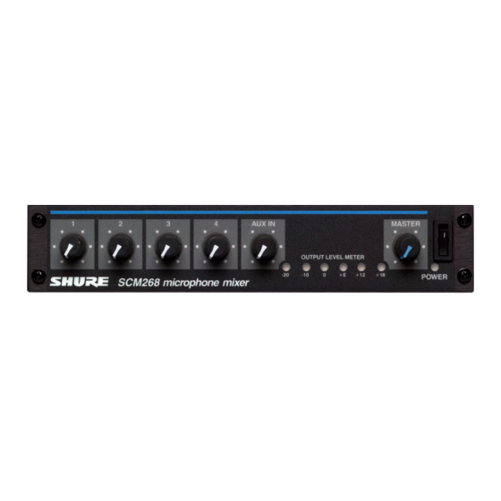 Shure SCM268 Bedienungsanleitung